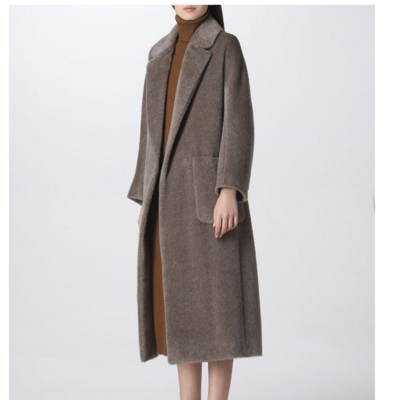 S Max Mara Malesia Coat, Beige Size 4 - Picture 3 of 16